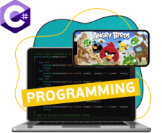 Программирование на C#. Удивительный мир 2D-игр - КИБЕРшкола программирования для детей, компьютерные курсы для школьников, начинающих и подростков - KIBERone г. Москва