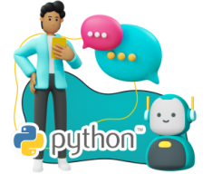 Умный чат-бот на Python - КИБЕРшкола программирования для детей, компьютерные курсы для школьников, начинающих и подростков - KIBERone г. Москва