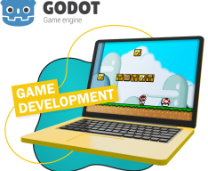 Godot.  Основа создания легендарных игр - КИБЕРшкола программирования для детей, компьютерные курсы для школьников, начинающих и подростков - KIBERone г. Тушино Южное