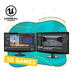 Unreal Engine 4. Игровой движок - КИБЕРшкола программирования для детей, компьютерные курсы для школьников, начинающих и подростков - KIBERone г. Тушино Южное