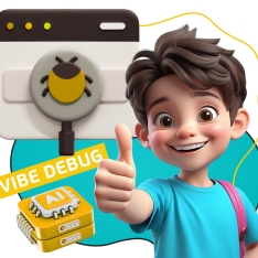 Тестирование & Vibe Debug. Охотники за багами - КИБЕРшкола программирования для детей, компьютерные курсы для школьников, начинающих и подростков - KIBERone г. Тушино Южное