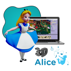 Alice 3d - КИБЕРшкола программирования для детей, компьютерные курсы для школьников, начинающих и подростков - KIBERone г. Тушино Южное