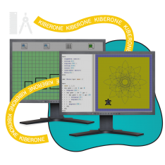 Исполнители чертежник и черепашка - КИБЕРшкола программирования для детей, компьютерные курсы для школьников, начинающих и подростков - KIBERone г. Тушино Южное