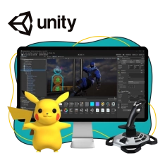Мир игр на Unity 2D на популярном движке + AI-помощники - КИБЕРшкола программирования для детей, компьютерные курсы для школьников, начинающих и подростков - KIBERone г. Тушино Южное