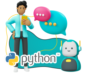 Умный чат-бот на Python - КИБЕРшкола программирования для детей, компьютерные курсы для школьников, начинающих и подростков - KIBERone г. Москва